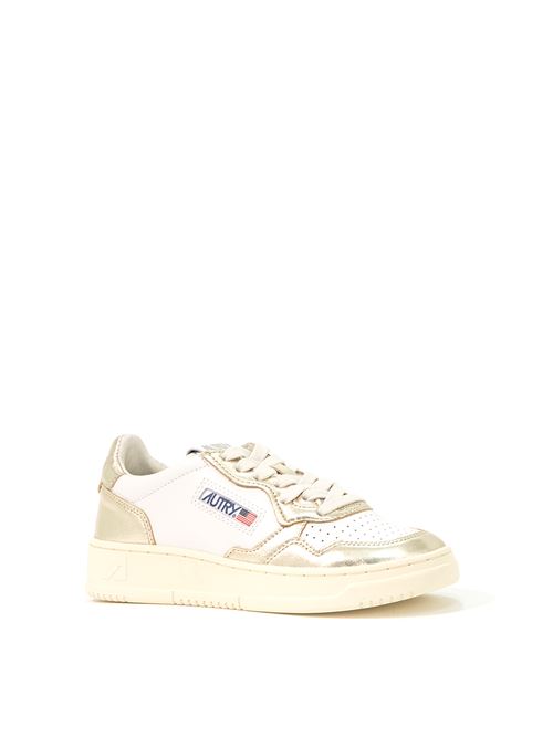 Sneakers basse bianche oro AUTRY | AULW WB16WHT/PLATINUM